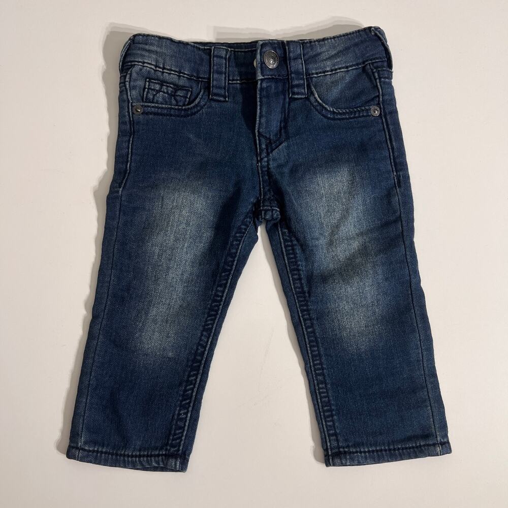 True Religion Baby Jeans 12M Trendy Designer Toddler Denim Casual